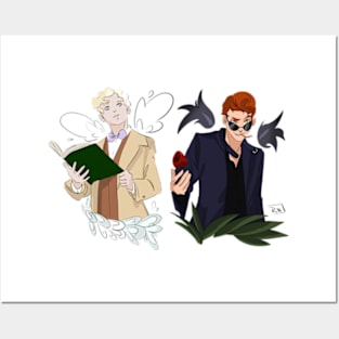 good omens Posters and Art